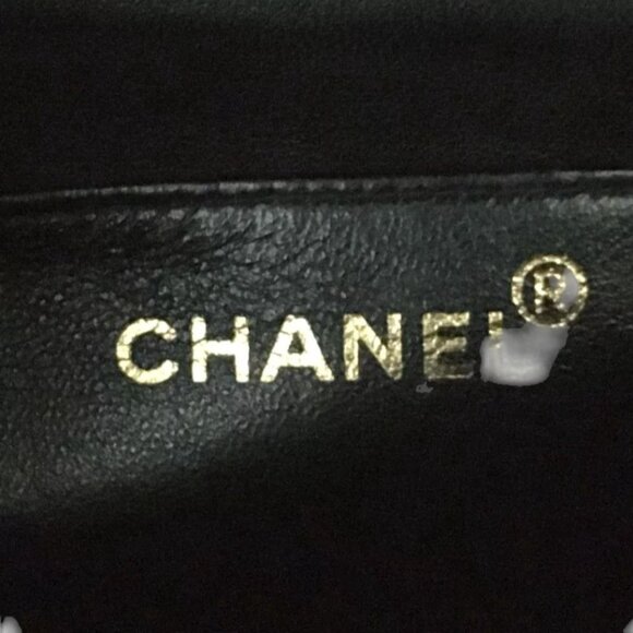 9412985BG (X6) Chanel Shoulder Bag Jumbo 30 Quilted Matelasse Black Lambskin w/C - Picture 11 of 13